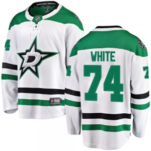 Youth Breakaway Dallas Stars Gavin White White Away Official Fanatics Branded Jersey