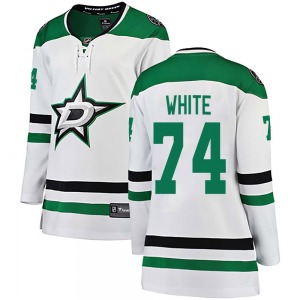 Women's Breakaway Dallas Stars Gavin White White Away Official Fanatics Branded Jersey